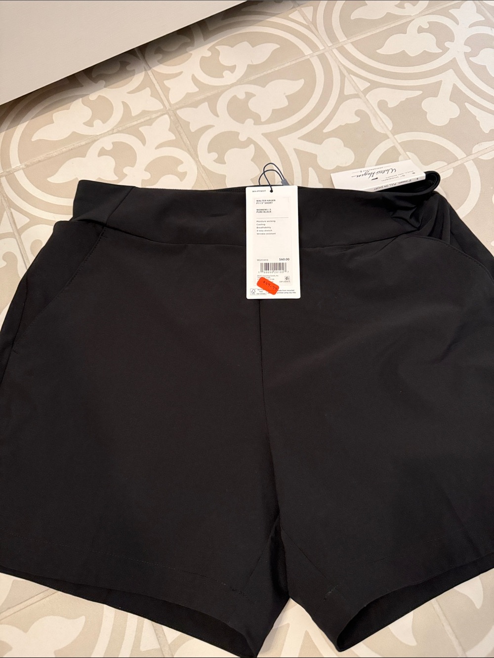 Walter Hagen Black Golf style Shorts